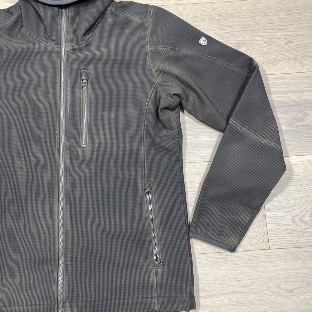 Men's Kuhl Relik Softshell Hoody Full Zip Jacket Men's Size M Adventure 1081 - Picture 5 of 13
